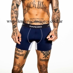 NARCISO BOXER MINI S DRY FIT MICROFIBRA AZUL MARINO