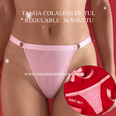 VICTORIA COSSY TANGA COLALESS DE TUL REGULABLE ROSADO 36 NAVI TU