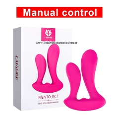 S-HANDE CONSOLADOR VIBRADOR DOBLE PENETRACION DE SILICONA RECARGABLE SHD-S260