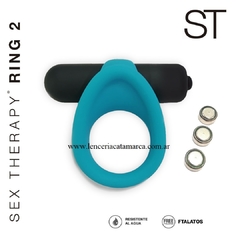 ST ANILLO PENEANO CON VIBRADOR SI090 BLUE - comprar online