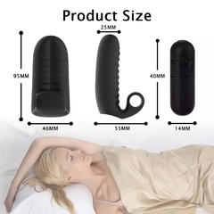 ST ESTIMULADOR PARA 2 DEDO CON VIBRADOR 1 VELOCIDAD FINGER DUE ST-KIT-0015 - CATAMARCASEX LENCERIA Y SEX SHOP