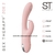 ST DOBLE ESTIMULADOR VIBRADOR ZOE 2 REGARGABLE ST-TOY-026 PINK