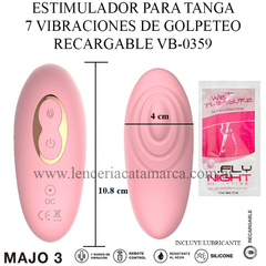 ST ESTIMULADOR DE CLITORIS PARA TANGA RECARGABLE MAJO 3 ST-VB-0359