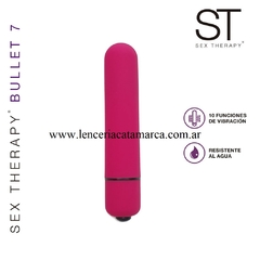 ST ESTIMULADOR CON VIBRADOR SILVER BULLET 10 VIBRACIONES 10 VELOCIDADES ST3343 FUCSIA