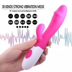 CAIMAN CONSOLADOR DOBLE ESTIMULADOR DE CLITORIS Y PUNTO G CON VIBRADOR 30 VELOCIDADES 2 MOTORES SV008-54 en internet