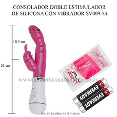 CAIMAN CONSOLADOR DOBLE ESTIMULADOR DE CLITORIS Y PUNTO G CON VIBRADOR SV009-54