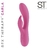 ST DOBLE ESTIMULADOR VIBRADOR CARLA REGARGABLE SW003