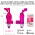 ST ESTIMULADOR PARA DEDO EN FORMA DE CONEJO CON VIBRADOR REGARGABLE 10 VELOCIDADES FINGER 3 VB050C