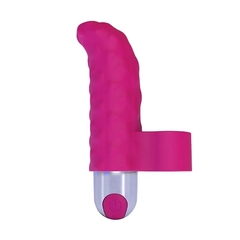 ST ESTIMULADOR PARA TEXTURADO CON VIBRADOR REGARGABLE 10 VELOCIDADES FINGER 5 VB052C - comprar online