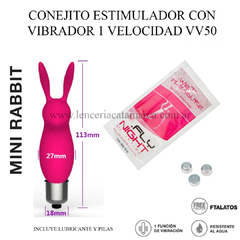 ST CONEJITO ESTIMULADOR DE CLITORIS CON VIBRADOR MIMI RABBIT 1 VELOCIDAD VV050