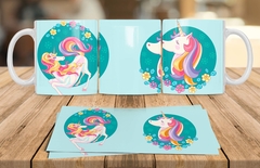Taza de cerámica Unicornios - tienda online