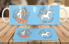 Taza de cerámica Unicornios - comprar online