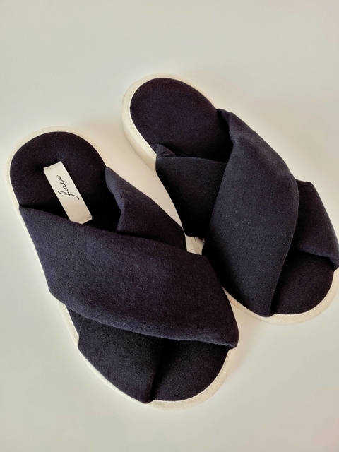 Pantuflas Loto - Negro