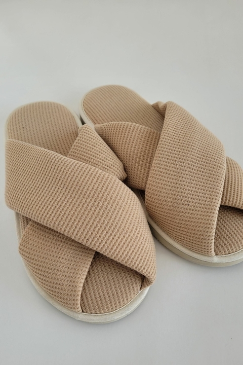 Pantuflas Loto - Beige