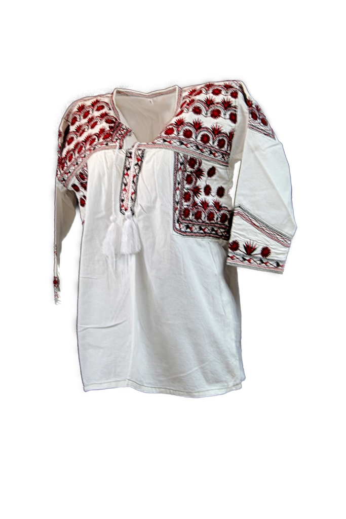 Blusa Tradicional Tlahuiltoltepec Talla G Manga 3 4