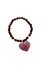 Pulsera de Piedras Naturales con Dije de Corazón (Varios modelos) - comprar en línea