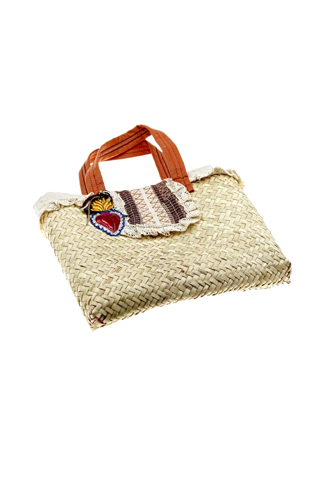 Bolsa de Palma con Bordado de Mitla SoyOaxaca