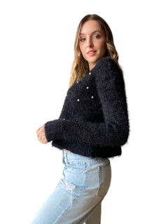 Sweater mohair negro en internet