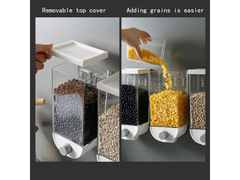 Imagen de Dispenser De Pared Cereales Granos semillas Hermetico 1 litro