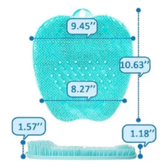 Alfombra Baño Antideslizante Masajeador Exfoliante Limpiador en internet