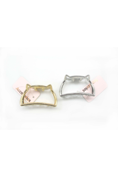 BROCHES CAT METALICOS X 2 UNIDADES