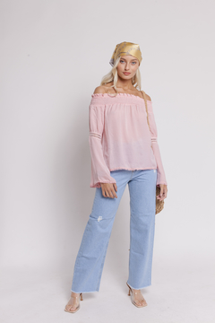 Blusa Brigitte rosa - comprar online