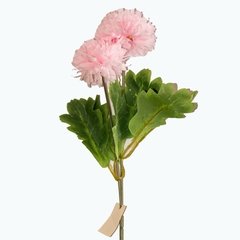 Vara Flor Artificial de Crisantemos 57cm Rosa en internet
