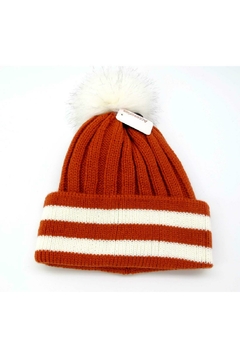 Gorro tejido pompón piel - comprar online