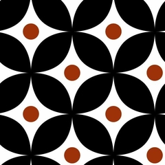 Malla tricolor con tul de retencio abdominal, estampado Tiles. Art. 232617 - tienda online