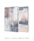 Conjunto com 2 Quadros Decorativos - Blue Canvas A + Blue Canvas B - Rachel Moya | Art Studio - Quadros Decorativos