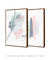 Imagem do Conjunto com 2 Quadros Decorativos - Colors Of Dreams IV + Rose Aqua