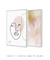 Conjunto com 2 Quadros Decorativos - Femme Rosa + Rose Feelings - Rachel Moya | Art Studio - Quadros Decorativos