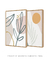 Conjunto com 2 Quadros Decorativos - Folhagem Boho + Leaf Minimal Nude - loja online