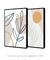 Conjunto com 2 Quadros Decorativos - Folhagem Boho + Leaf Minimal Nude - comprar online