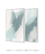 Conjunto com 2 Quadros Decorativos - Green Mist N.01 + Green Mist N.02 - Rachel Moya | Art Studio - Quadros Decorativos