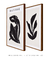 Conjunto com 2 Quadros Decorativos - Inspirado Matisse Nu Noir + Inspirado Matisse Cut-Outs Noir I na internet
