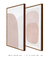 Conjunto com 2 Quadros Decorativos - Modern Abstract 08 + Soft Tones 01 - comprar online