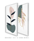 Conjunto com 2 Quadros Decorativos - Modern Flower Spring + Botanical Mint Spring na internet