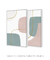 Conjunto com 2 Quadros Decorativos - Modern Shapes 02 + Modern Shapes 04 - Rachel Moya | Art Studio - Quadros Decorativos