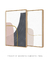 Conjunto com 2 Quadros Decorativos - Modern Shapes 06 + Traços Rose - loja online