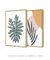 Conjunto com 2 Quadros Decorativos - Monstera Minimalista + Leaf Minimal Colors - loja online