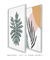 Conjunto com 2 Quadros Decorativos - Monstera Minimalista + Leaf Minimal Colors na internet
