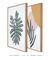 Conjunto com 2 Quadros Decorativos - Monstera Minimalista + Leaf Minimal Colors - comprar online