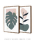 Imagem do Conjunto com 2 Quadros Decorativos - Monstera Spring + Modern Flower Spring