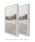 Conjunto com 2 Quadros Decorativos - Neutral Gray Minimal - Rachel Moya | Art Studio - Quadros Decorativos