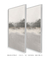 Conjunto com 2 Quadros Decorativos - Neutral Gray Minimal - loja online