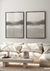 Conjunto com 2 Quadros Decorativos - Neutral Gray Minimal