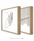 Conjunto com 2 Quadros Decorativos - Neutral Lines and Strokes Quadrado + Unity Neutral Quadrado