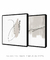 Conjunto com 2 Quadros Decorativos - Neutral Lines and Strokes Quadrado + Unity Neutral Quadrado