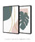 Conjunto com 2 Quadros Decorativos - Nuances Spring 03 + Monstera Spring - comprar online